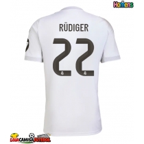 Camisa de Futebol Real Madrid Antonio Rudiger #22 Equipamento Principal 2025-26 Manga Curta